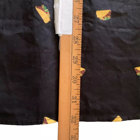 Molokai Surf Company Men's XXL Black Short Sleeve Shirt Taco Design New - Picture 8 of 11